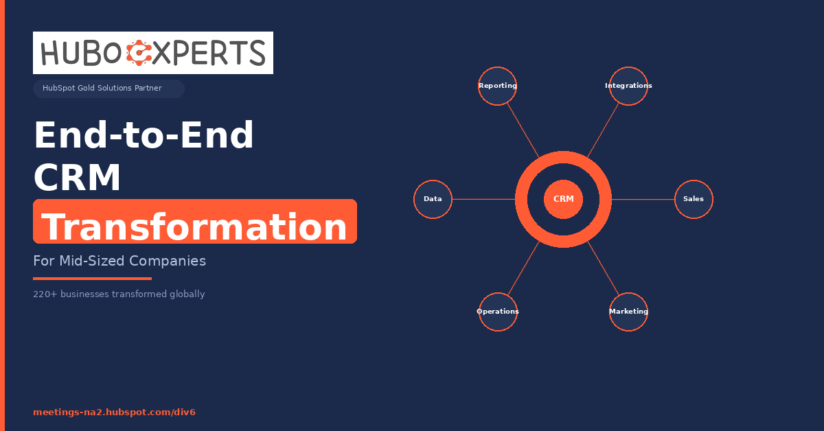 HuboExperts  specialize in B2B Revenue Operations
